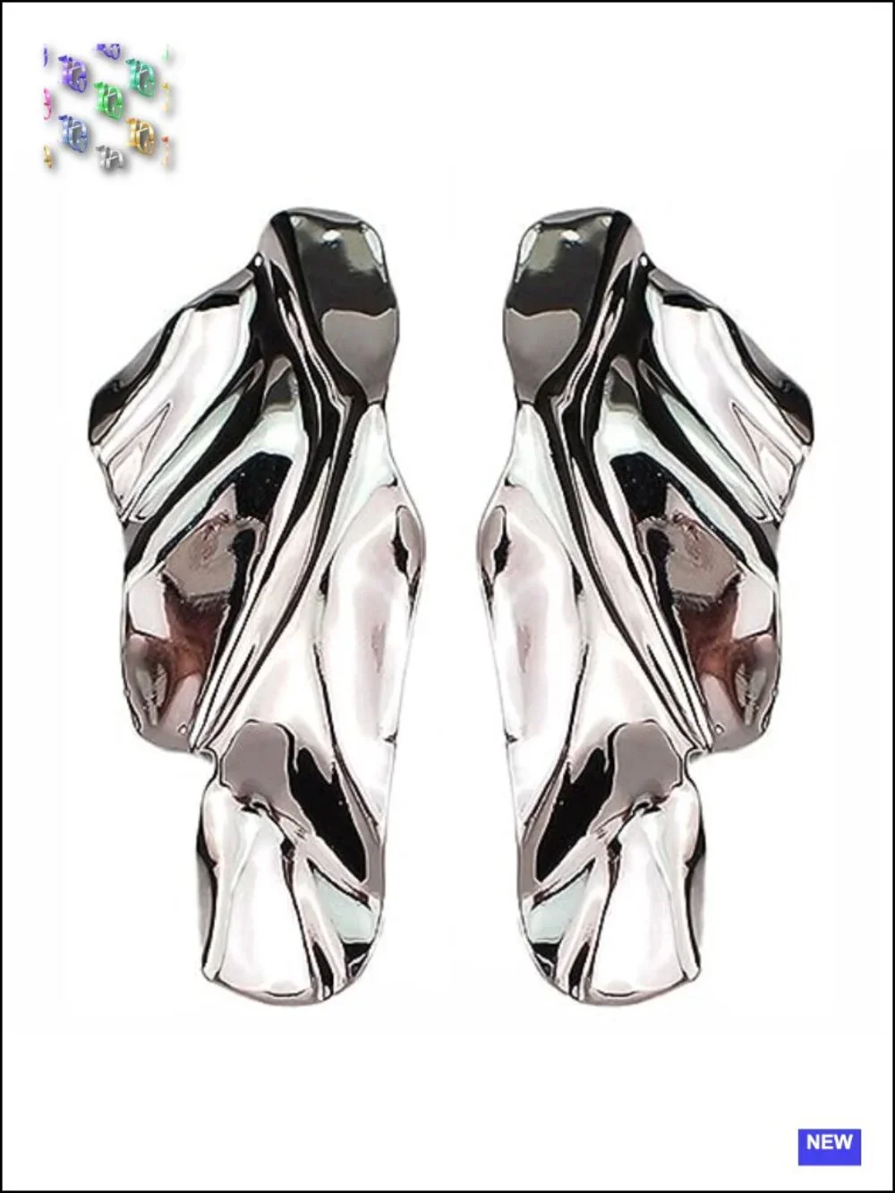 Geometric Texture Drop Earrings for Women Hypoallergenic Alloy Minimalist